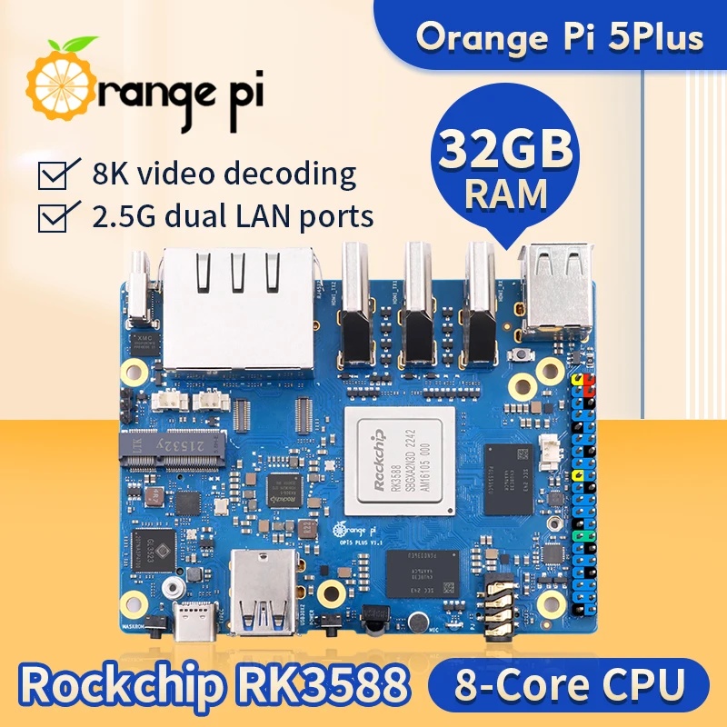 Orange Pi 5 Plus 4 8 16 32GB R - Orange Pi 5 Plus 32Gb ulasan dan harga